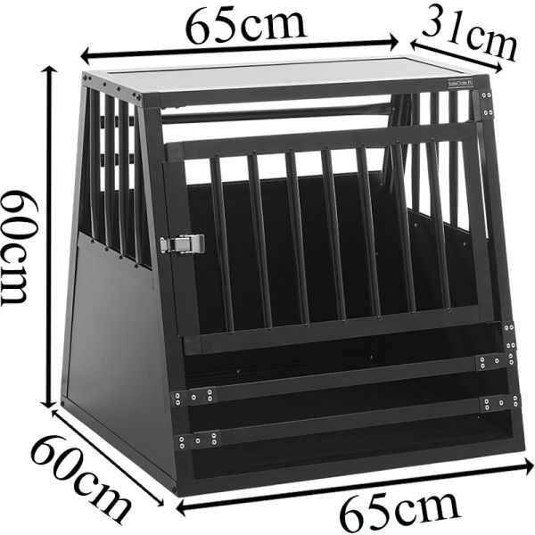  SafeCrate Medium Wide Low Mit Tritt - Hundebox