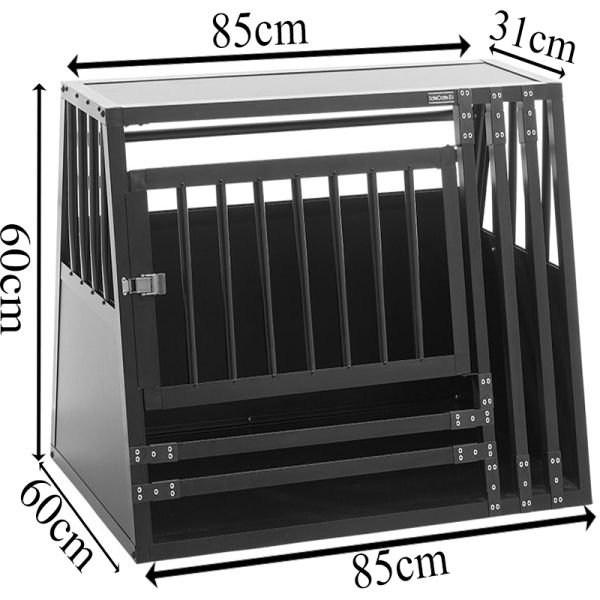  SafeCrate XL Wide Low Mit Tritt - Hundebox