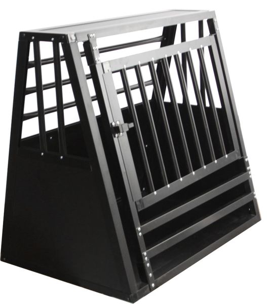 SafeCrate Medium Wide mit Tritt- Hundebox